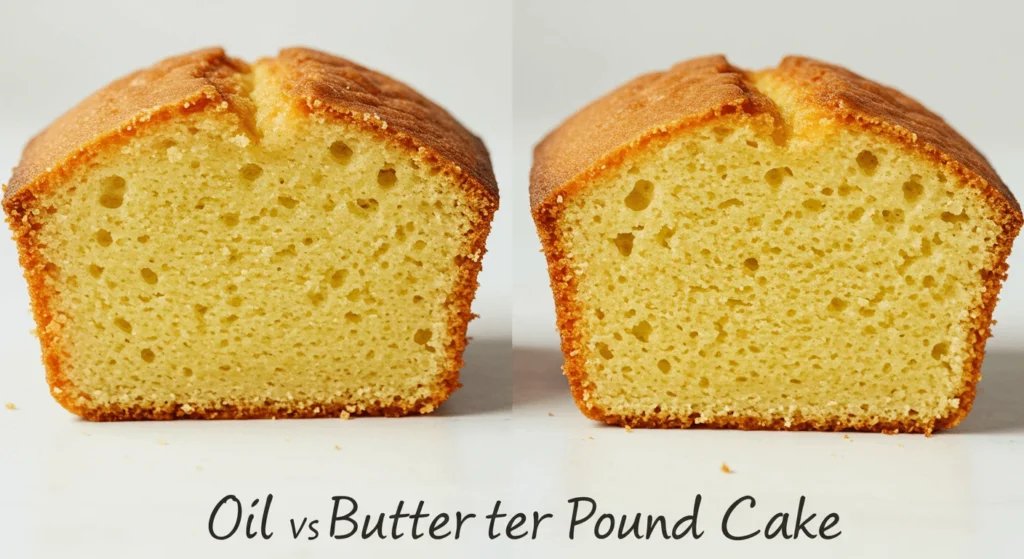 Freshly Baked Pound Cake with Golden Butter Crust