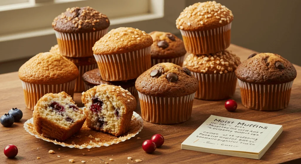 Banana Nut Muffins Freshly Out of the Oven